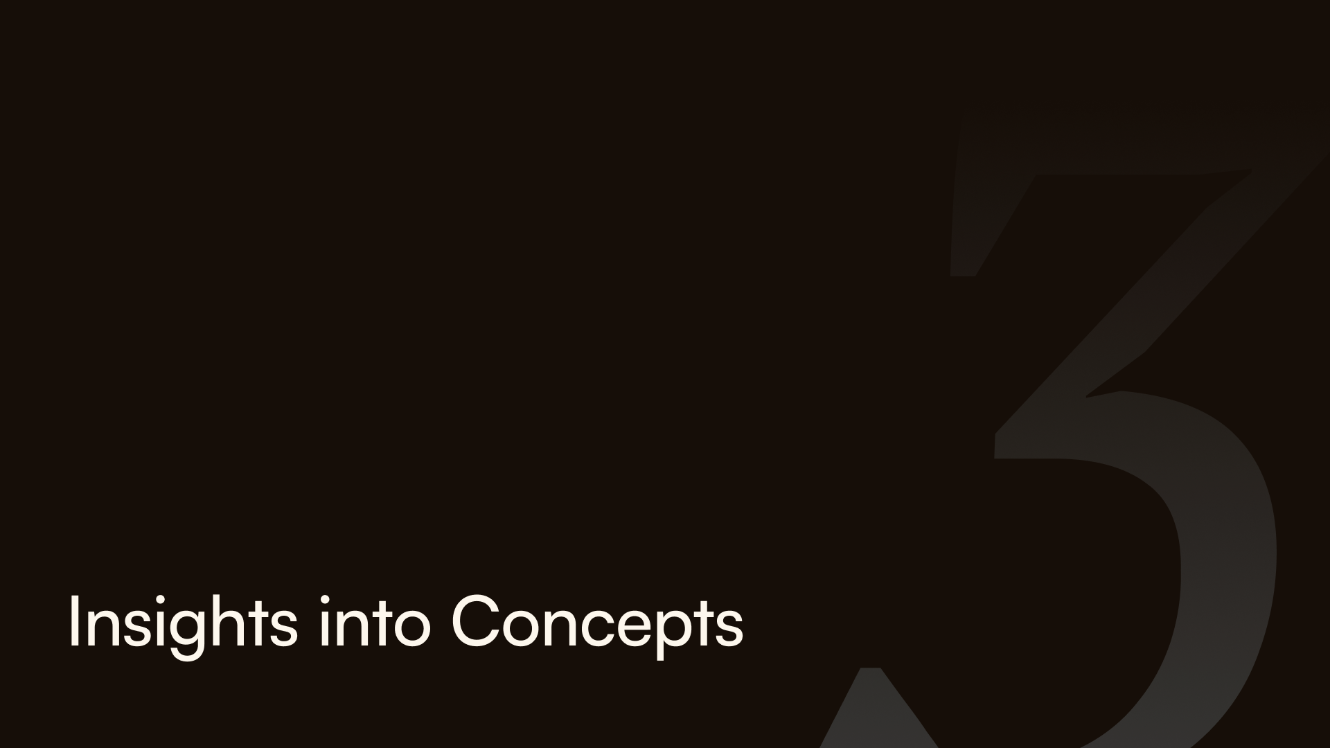 Insights into concepts section